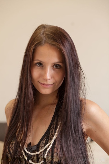 Hot skinny Vanessa Angel showing her small breasts and sexy pussy closeup